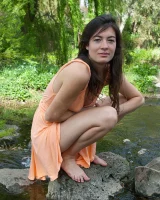 Girls Out West - 01-claire-nude-in-a-river-0001