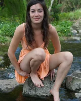 Girls Out West - 03-claire-nude-in-a-river-0003