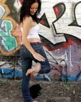 Girls Out West - 71-naris_graffitti_piss249