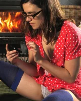 Girls Out West - 11-wednesday_fireplace-011